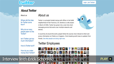 Erick Schonfeld on Twitter's Future