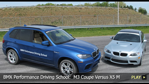 Racing at BMX Performance Driving School: M3 Coupe Versus X5 M