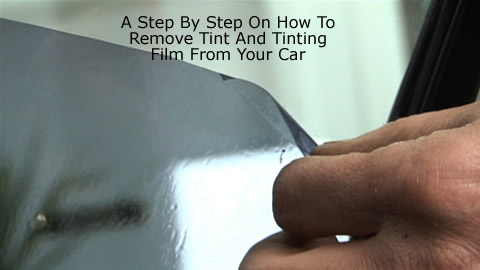 How To Remove Car Window Tint