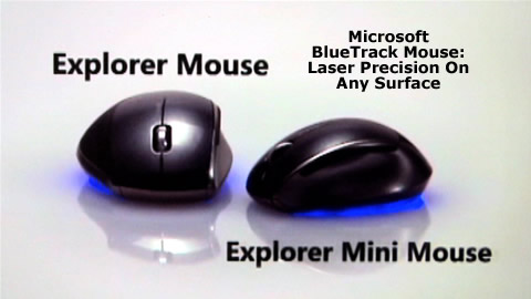 Microsoft Blue Track Mouse