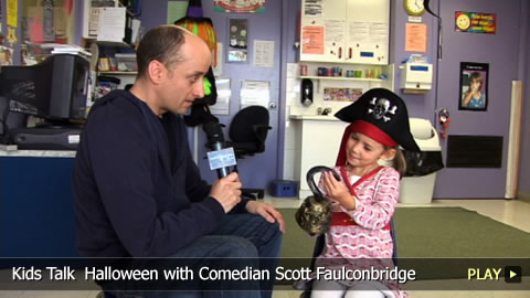 Kids Talk Halloween With Comedian Scott Faulconbridge