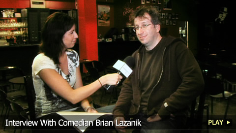 Comedian Brian Lazanik