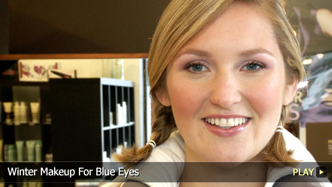 Winter Makeup For Blue Eyes
