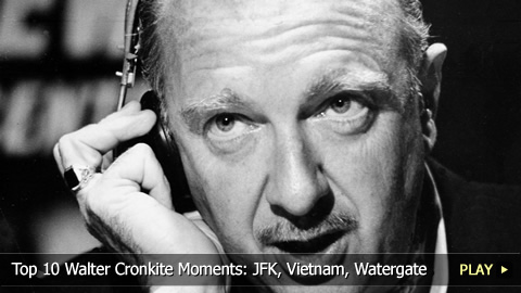 Top 10 Walter Cronkite Moments: JFK, Vietnam, Watergate Top 10 Walter Cronkite Moments: JFK, Vietnam, Watergate
