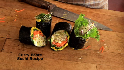 How To Make a Curry Sushi Wrap