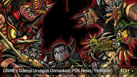 GWAR's Oderus Urungus Unmasked: FOX News, 'Holliston'