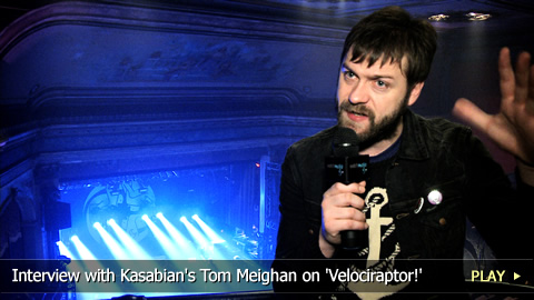 Interview with Kasabian's Tom Meighan on 'Velociraptor!'