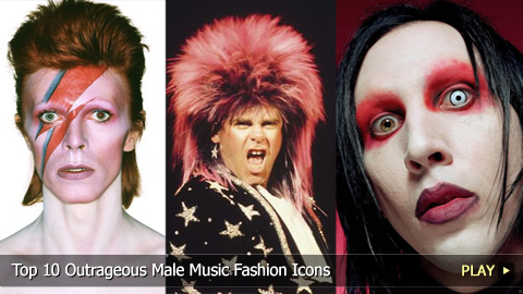 Top 10 Outrageous Male Music Fashion Icons