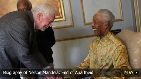Biography of Nelson Mandela: End of Apartheid Biography of Nelson Mandela: End of Apartheid