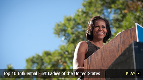 Top 10 Influential First Ladies of the United States Top 10 Influential First Ladies of the United States