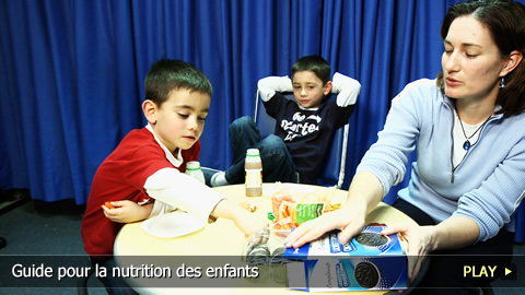 Guide pour la nutrition des enfants