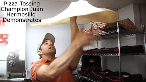 Pizza Tossing Attempt