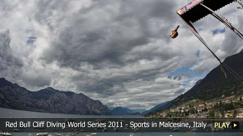 Red Bull Cliff Diving World Series 2011 - Sports in Malcesine, Italy