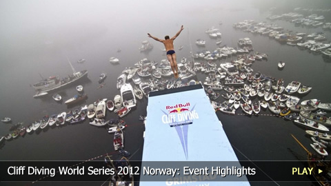 Cliff Diving World Series 2012 Norway: Event Highlights