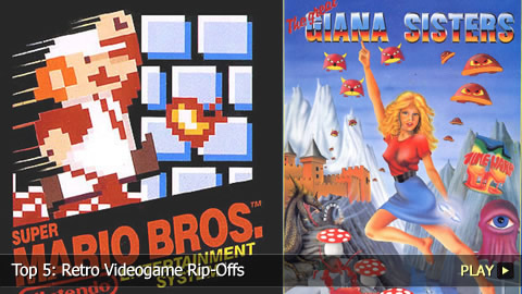 Top 5: Retro Videogame Rip-Offs Top 5: Retro Videogame Rip-Offs
