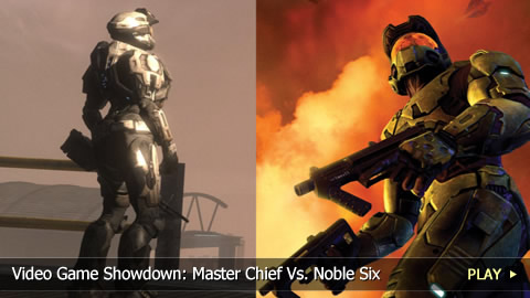 Video Game Showdown: Master Chief Vs. Noble Six Video Game Showdown: Master Chief Vs. Noble Six