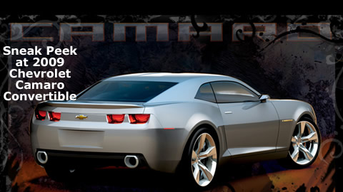 Video Profile On Chevy Camaro Convertible Concept