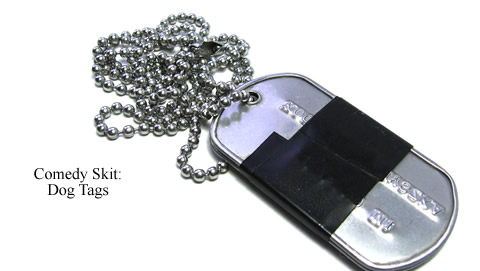 Comedy Skit: Office Humor Dog Tags