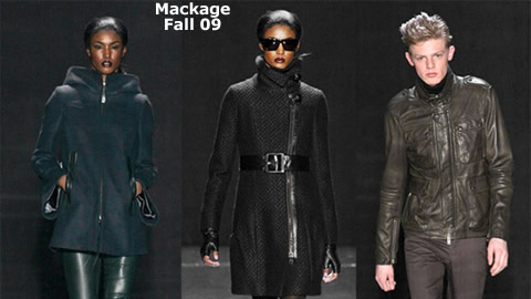 New York Fashion Week: Fall 2009 : Mackage