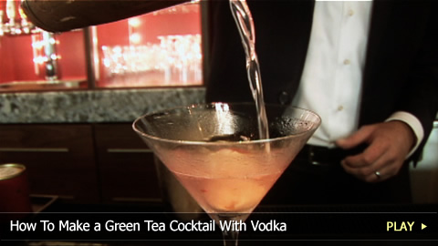 How To Make a Green Tea Cocktail With Vodka