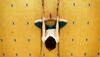 Yoga Poses Done on A Wall